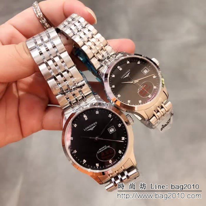LONGINES浪琴 跨年新品 開創者系列情侶對表 WSS0885